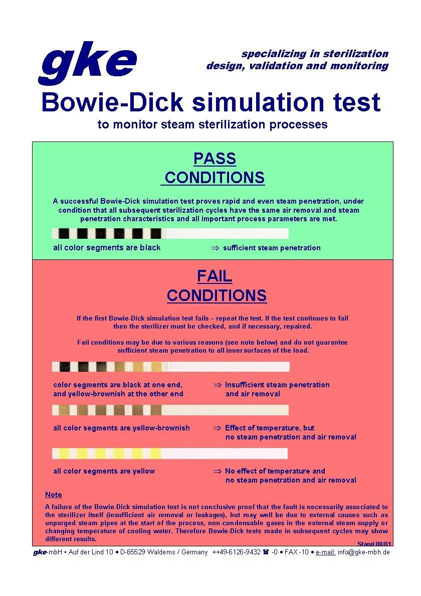 kontrola účinnosti sterilizačních přístrojů biologické testy (Bacillus stearothermophilus, Bacillus