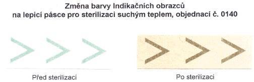 Obaly ke sterilizaci Požadavky na obaly vybaveny procesovým testem spojovací švy na papíru a fólii 8 mm,