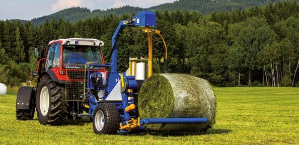 G2020 OVÍJECÍ STROJ NA KULATÉ BALÍKY Programové ovládání STANDARD TECHNICKÉ ÚDAJE // ZÁKLADNÍ VYBAVENÍ Hmotnost 1 150 kg *Průměr balíku 0,90 1,50 m se standardním ovíjecím ramenem Délka 3 885 mm