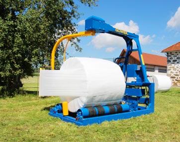G3010 STANDARD OVÍJECÍ STROJ NA KULATÉ BALÍKY TECHNICKÉ ÚDAJE // ZÁKLADNÍ VYBAVENÍ Hmotnost 680 kg Průměr balíku 0,90 1,60 m Délka 2 705 mm Potřeba oleje od 20 l/min.