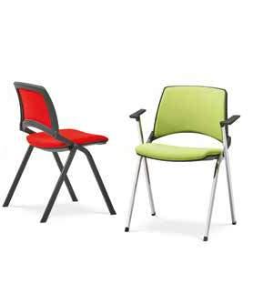 JUNO Design Angelo Pinaffo Die Kollektion Juno verfügt über eine Vielfalt multifunktional einsetzbarer Stühle.