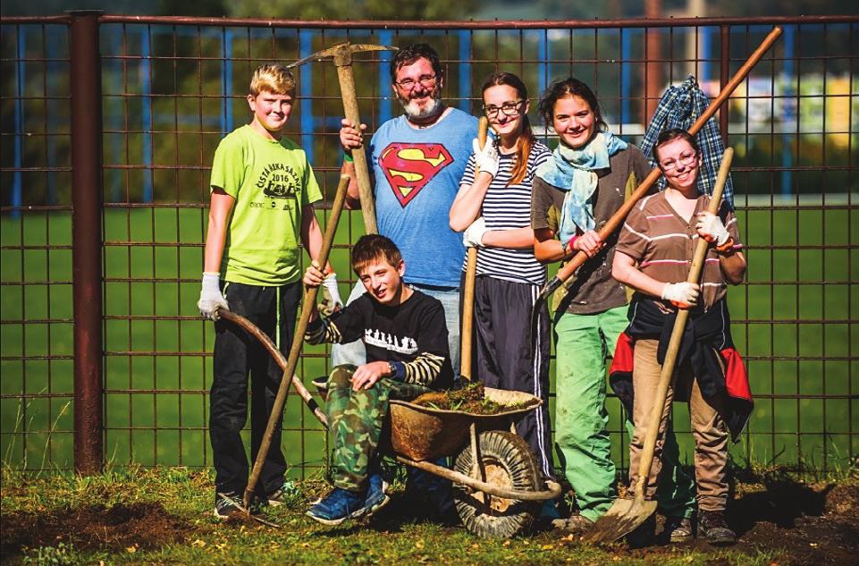 Nízkoprahové zařízení pro děti a mládež KAMIN v Hylvátech v Ústí nad Orlicí.