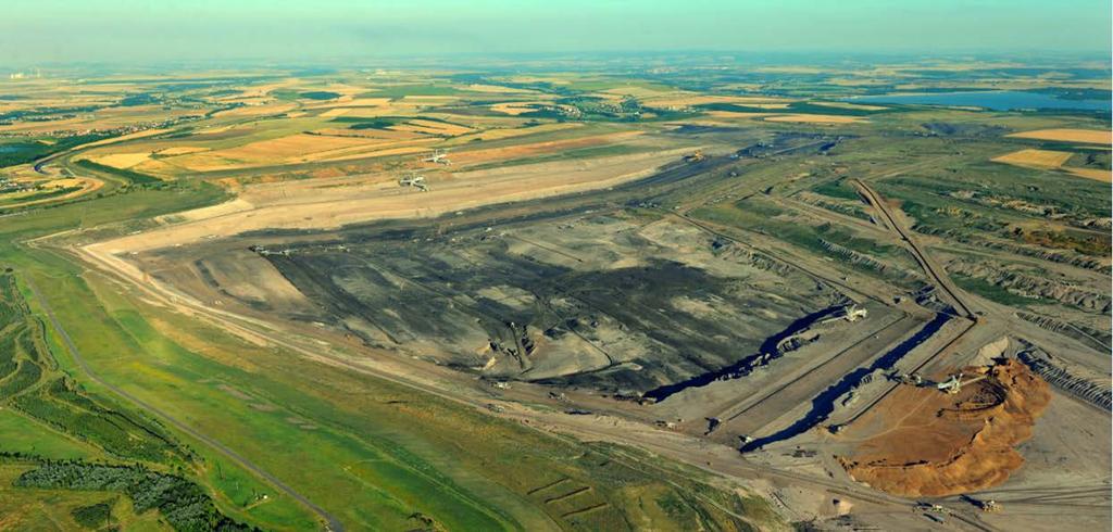 Doly Nástup Tušimice Rozloha dobývacího prostoru: 42 km² Odbytová těžba uhlí: řádově