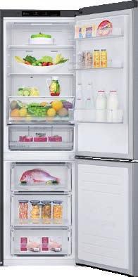 LITOVEL 1 86 FRESH ZÓN Kombnovaná chladnčka ET 1364 90000, automatcké odmrazování chladnčky - objem chladnčky 222 l / mraznčky 90 l, V x Š x H: