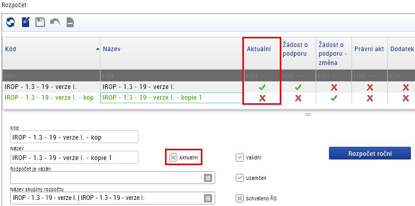 9.5 Pokyny ke schvalování opravených rozpočtů a úprava vlastního zdroje financování Po doplnění žádosti o podporu je nutné překontrolovat rozpočet (jestliže byly v rámci hodnocení vráceny finanční