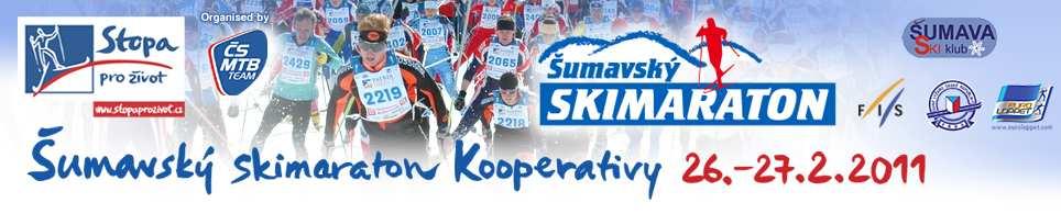 Místo konání: Kvilda Datum konání: 26/02/2011 FIS kód: 2311 Šumavský skatemaraton a minimaraton Výsledková listina Muži TD FIS: Marita Schleich Ředitel závodu: Karel Hudeček Velitel tratí: Zbyněk