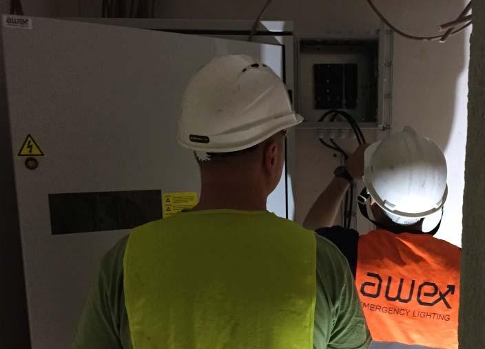 Nouzové osvětlení z Muzea Fakta o systému: Celkový příkon 21kW 30