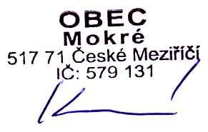 Zveřejnění Závěrečného účtu a uzávěrky za rok 2016 bylo před schválením v plném rozsahu na www.obecmokre.