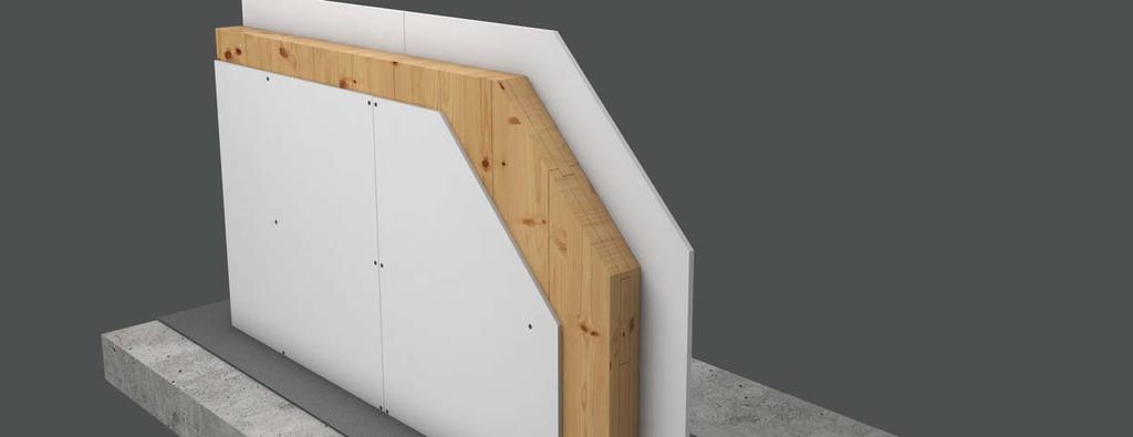 VNITŘNÍ STĚNA DEKPANEL, Z OBOU STRAN FERMACELL NEBO BIODESKA V KONTAKTU S PANELEM Obvyklé použití: rodinné domy, bytové domy, administrativní budovy BIM: SN.0008A, SN.0008B DEKPANEL D.., D.