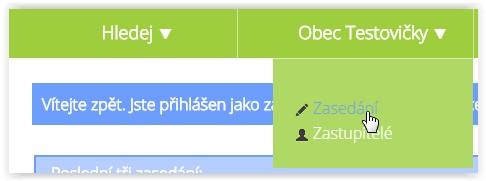 3.2. Otevření zasedání zastupitelstva Obr.