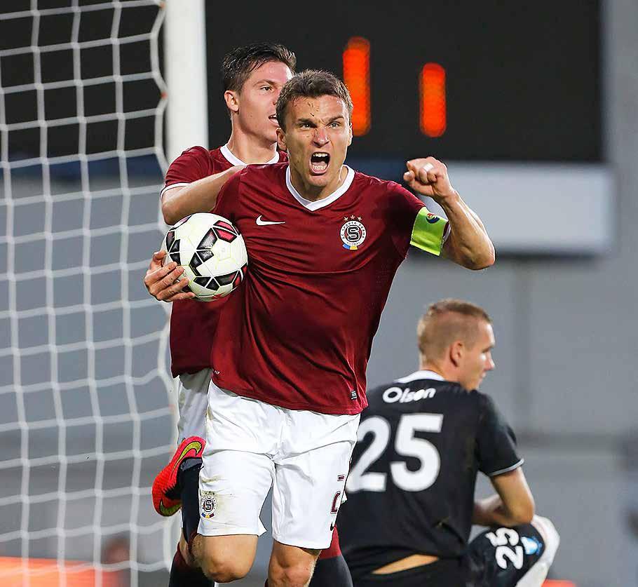 slavnou FC Barcelonu 3:2. Kanonýrské hrušky s jablky NOVÝ STADION SLOVANU, KTERÝ BYL OTEVŘEN V ROCE, KDY KLUB SLAVÍ 100 LET.