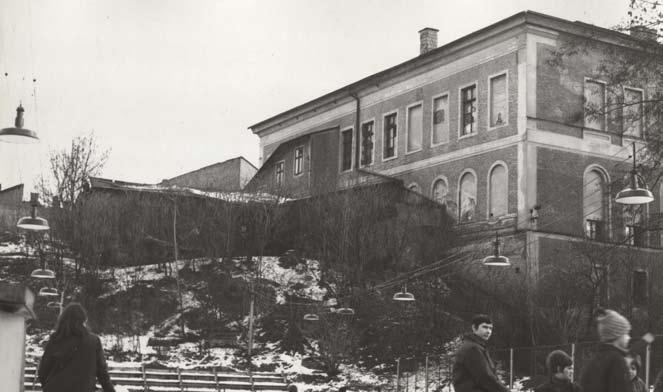 Obr. 104: Pohled na Hankův dům od severozápadu, 1969 (Hankův dům, fotosbírka