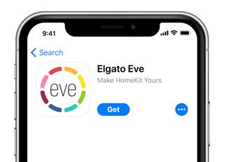 Get started Začínáme Začíname 3 Download the Elgato Eve app from the App Store.