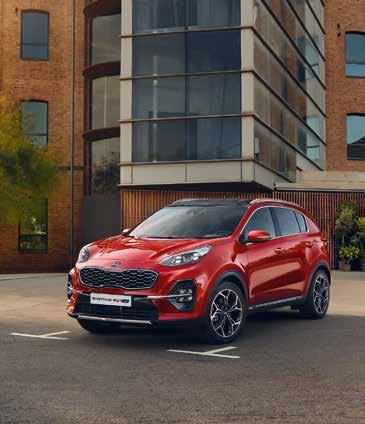DPH se vztahuje na Kia Sportage se vznětovými motory a zahrnuje Akční slevu 75 000 Kč, Výkupní Bonus za starý vůz 15 000 Kč a Dodatečný Bonus 10 000 Kč při