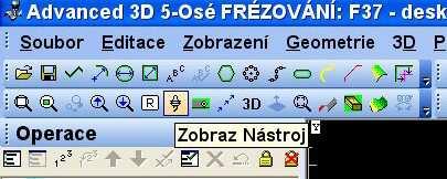 2, Zobraz nástroj Při zvolení tlačítka Zobraz