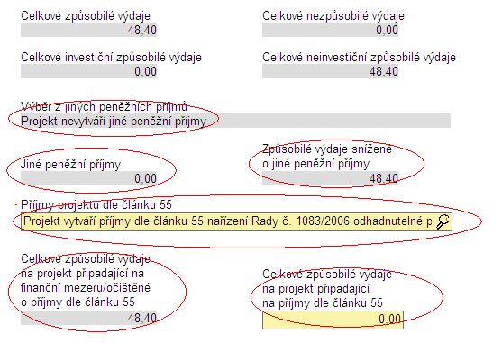Vlastní zdroje Pozn.: Pole zde uvedená plní jen Ti žadatele, kteří mají povinnost dle pravidel uvedených v Projektové příručce dávat povinně do projektu tzv. vlastní zdroje.