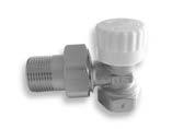 98 ZTV01 Sada na radiátory s termostatem spodní přímá Thermostatic head kit bottom straight Набор радиаторных кранов с термостатической головкой нижний прямой
