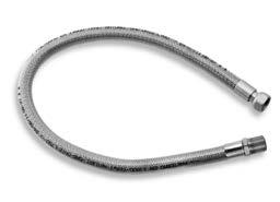 PLYNOVÉ A ZAHRADNÍ HADICE, SPOŘICE VODY WGN Plynová připojovací hadice Gas connection hose Газовая подводка гайка-штуцер Provedení type code 1/2 ŠM 0,50m FM WGN0500 371 449 14.84 17.