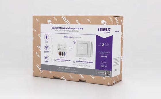 Vzorová kalkulace Ať už děláte rekonstrukci nebo si chcete vylepšit své stávající bydlení, inels RF Control vám umožňuje vybírat pouze z těch modulů, které právě potřebujete.