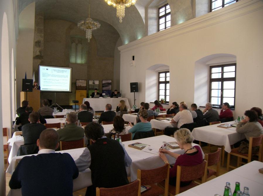 Obrázek č. 7: Seminář pro žadatele o dotaci Jihlava, 4. dubna 2012 Tisková konference 4. 4. 2012 Dne 4.