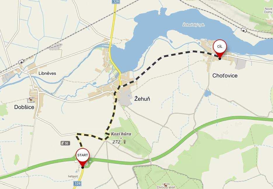 1 Exkurze 13. 5. 2019 Exkurze na objekty odvodnění, regulační drenáže a závlah, plánovaná na 13. 5. 2019 Přesun 1: Praha Choťovice u Žehuně (78 km, 60 min.