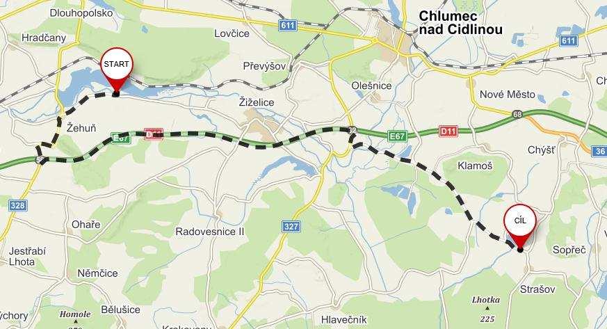 17-20,6 ha). Objekty stavby jsou hůře přístupné, lze ale jednu ze dvou ploch stavby přehlédnout z vyvýšeného místa, z hráze nadsedlaného Strašovského rybníka.