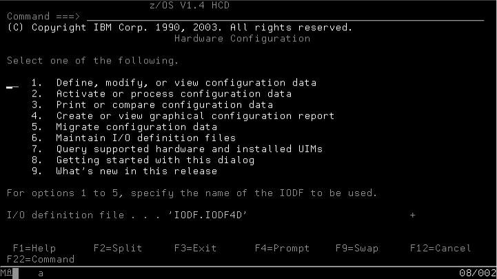Recommendation: If you define multiple IOCDSs with different OSA configurations respectively, before Power-On-Reset, please export the OSA-ICC configuration file to a diskette.