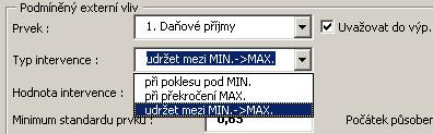Obr. 2.12 Volba typově předdefiovaé události ( Evet) exterího vlivu.