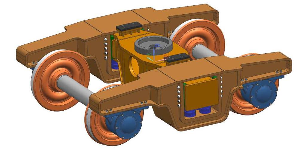 3.1 3D Model Model je vytvořen v programu Siemens NX, který umožňuje snadný návrh i následnou simulaci metodou konečných prvků.