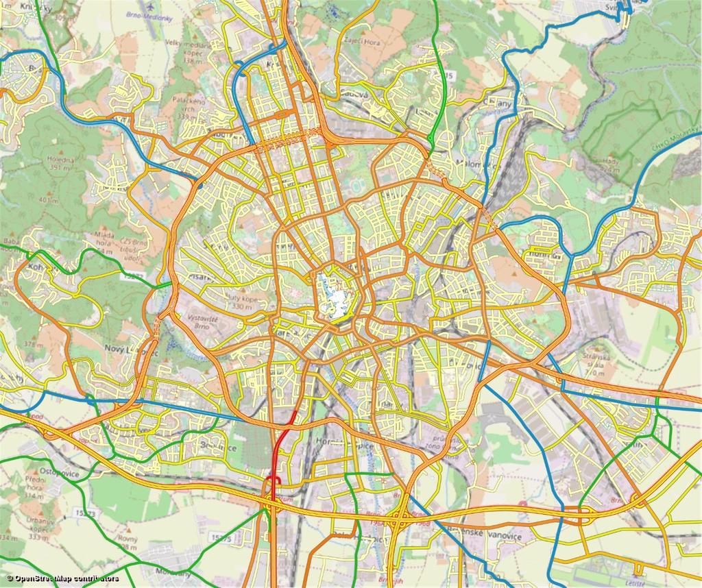 2. Bytová výstavba (mezi Jihlavskou, Dlouhou a Ukrajinskou) předpokládaný zdroj 265 osobních vozidel 3. P+R předpokládaný počet 2 000 míst 4. Západní brána předpokládaný zdroj 2 820 vozidel 5.