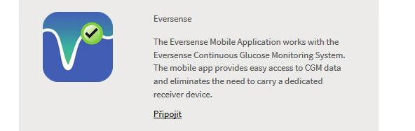 14 Jak připojit Eversense Mobile app s diasend Snadno synchronizujte data