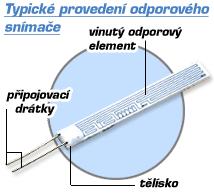 čyřvodičovou meodou zapojení P, P, P.