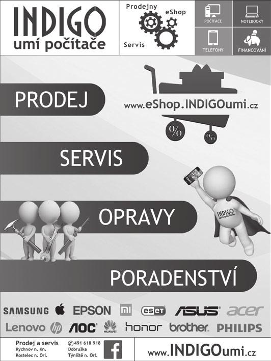 Inzerce Dobrušský zpravodaj Měsíčník vydávaný městem Dobruška jako periodický tisk územního samosprávného celku. Náklad: 3300 výtisků. Registrováno u MK ČR pod číslem E 11931.