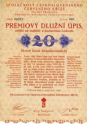 1919 2019 Prémiový dluhopis ČSČK již od dvacátých let pomáhal financovat jeho činnosti Významnou v řadě zdravotnických zařízení ČSČK byla (a je) Dětská odborná léčebna ČSČK v Bukovanech 13 (poblíž