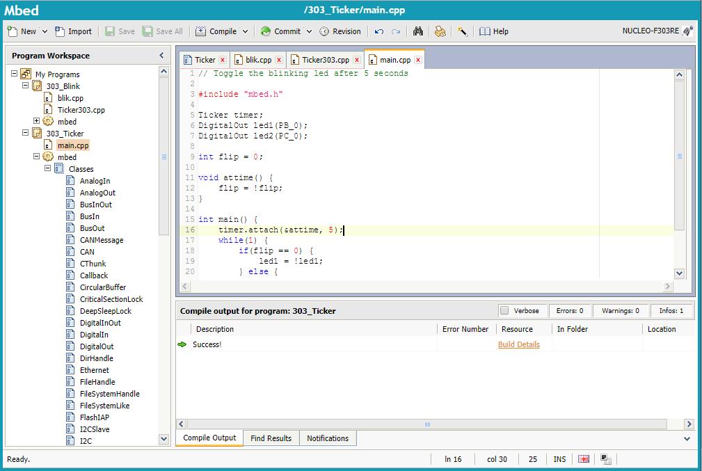 Práce s compilerem Volba kitu Hlavní okno kód programu Projekty Výpisy
