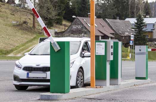 2 Ročník 2017 REALIZOVANÉ PROJEKTY Parkovací systém V loňském roce byl pořízen nový parkovací systému pro obecní parkoviště.
