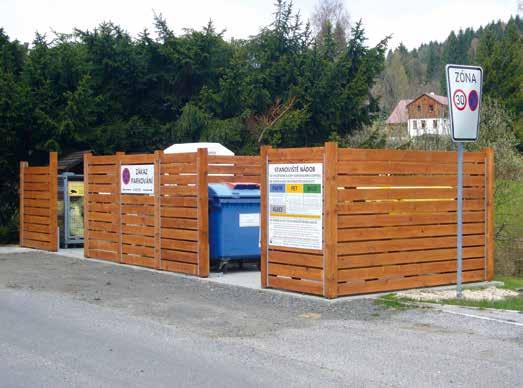 Nové kultivované prostory pro recyklaci V loňském roce jsme se rozhodli zkultivovat prostory pro ukládání tříděného odpadu stanoviště u