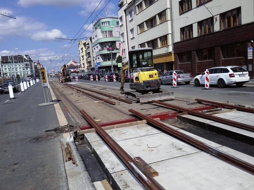 Realizované rekonstrukce tramvajových tratí