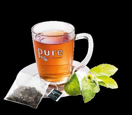 Fine Selection Deluxe Cocoa u 45 Kč 1,90 Eur Čaj PURE dle nabídky EN PURE Tea (of your choice) DE