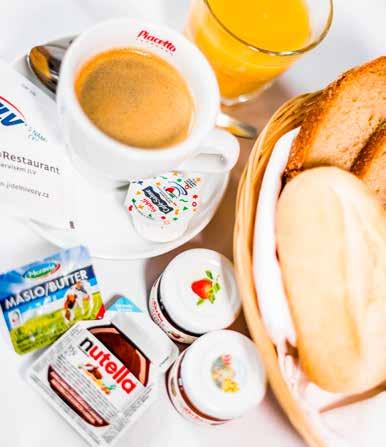 Snídaňové menu Breakfast menu Frühstück Menu Ke snídaňovému menu je možné doobjednat EN To breakfast menu you can also order DE Zusätlich zum Frühstück Menu erhältlich CZ ovocný džus Pfanner 0,2 l