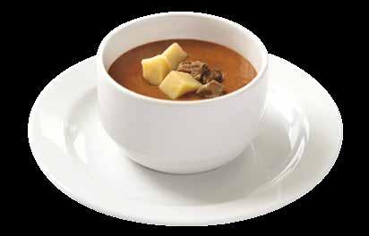 Polévka / Malé jídlo Soup / Small meal Suppe / Kleine Gerichte Gulášová polévka chléb EN Goulash