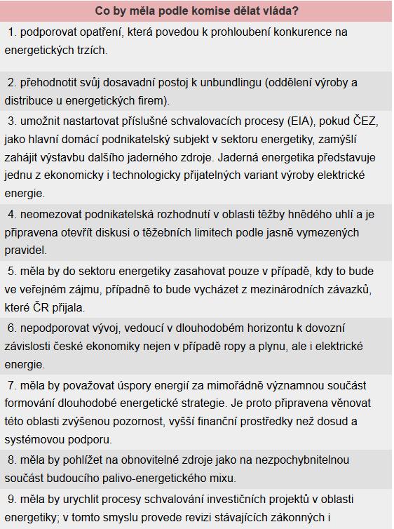 Co by měla dělat vláda? Prof.RNDr.