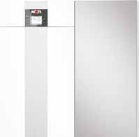 CGW-2-14/100L, -20/120L, -24/140L ZÁVĚSNÝ KONDENZAČNÍ KOTEL S VRSTVENÝM ZÁSOBNÍKEM VODY Z UŠLECHTILÉ OCELI Závěsný kondenzační kotel v modulární sestavě s integrovaným výměníkem tepla pro ohřev vody