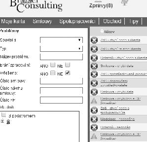 , že smlouva byla převedena schvalovacím procesem centrály do stavu PORIZ, na smlouvě bude v příslušném zpracování vyplacena případná provize aj.), ale je nutné zjistit jeho příčinu. Např.