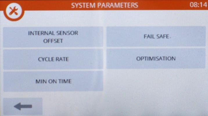 Nastavení systémových parametrů