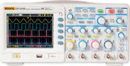 čísla řádku TV signálu Model DS1074B DS1104B DS1204B Šířka pásma/na kanál <5 Hz až 70 MHz <5 Hz až 100 MHz <5 Hz až 200 MHz Sběr dat Vzorkování v reálném čase 3,65 Sa/s až 1 GSa/s na kanál Vzorkování