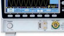 Počet kanálů 2 4 2 4 2 4 2 4 Šířka pásma 150 MHz 150 MHz 250 MHz 250 MHz 350 MHz 350 MHz 500 MHz 500 MHz Doba náběhu 2,3 ns 2,3 ns 1,4 ns 1,4 ns 1 ns 1 ns 700 ps 700 ps Rozlišení (8 bitů) 2 mv ~ 5