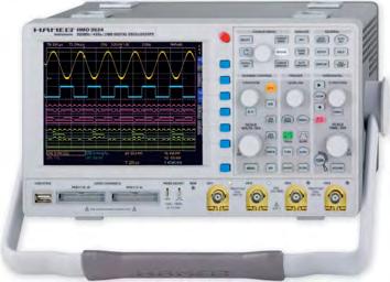 DIGITÁLNÍ OSCILOSKOP HMO 722(4) ~ HMO 2022(4) HAMEG 70MHz ~ 200MHz Řada dvou/čtyř kanálových osciloskopů Šířka pásma 2Hz až 200MHz Frekvenční čítač s rozlišením 6 digitů 8 bitová logická analýza