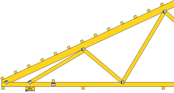 V okně Možnosti projektu/vazníku v části Detaily přibyla nová položka Řez diagonál v malém úhlu.