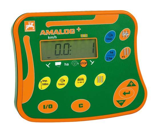 Počítače AMALOG+, AMADRILL+ a AMATRON 3 Pomocí počítačů AMALOG+, AMADRILL+ a AMATRON 3 můžete ovládat řazení kolejových řádků a preemergentní značení.